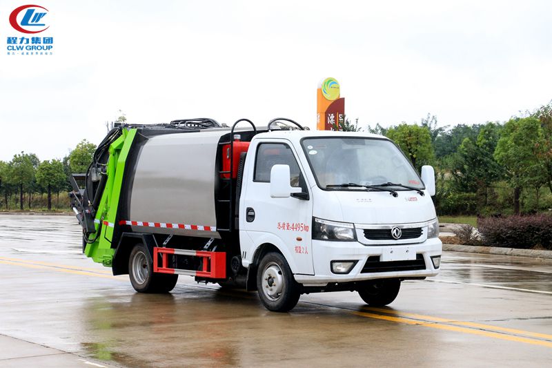 國六東風(fēng)途逸藍牌壓縮垃圾車