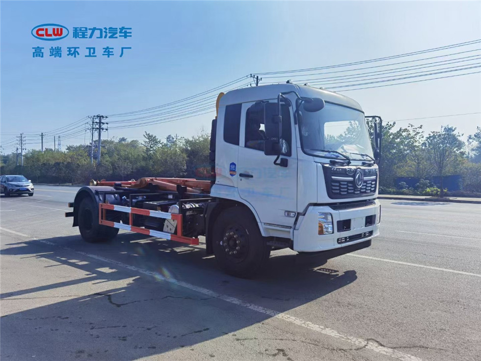 (12方)東風(fēng)天錦鉤臂垃圾車