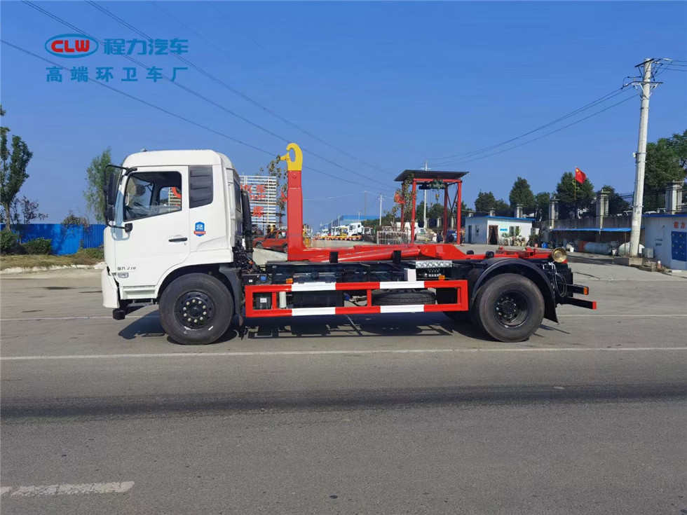 (12方)東風(fēng)天錦鉤臂垃圾車